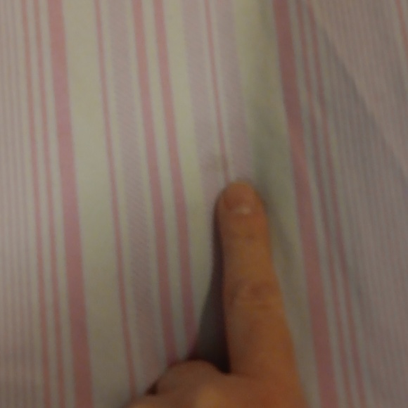 Pink and White Striped Pajama Set - Picture 5 of 7